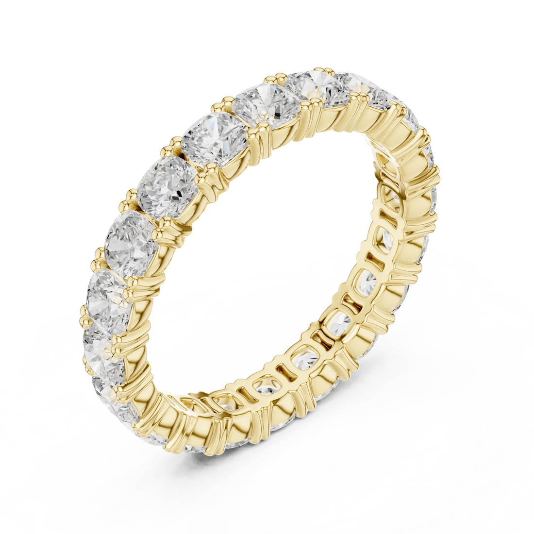Cushion Diamond Full Eternity Band