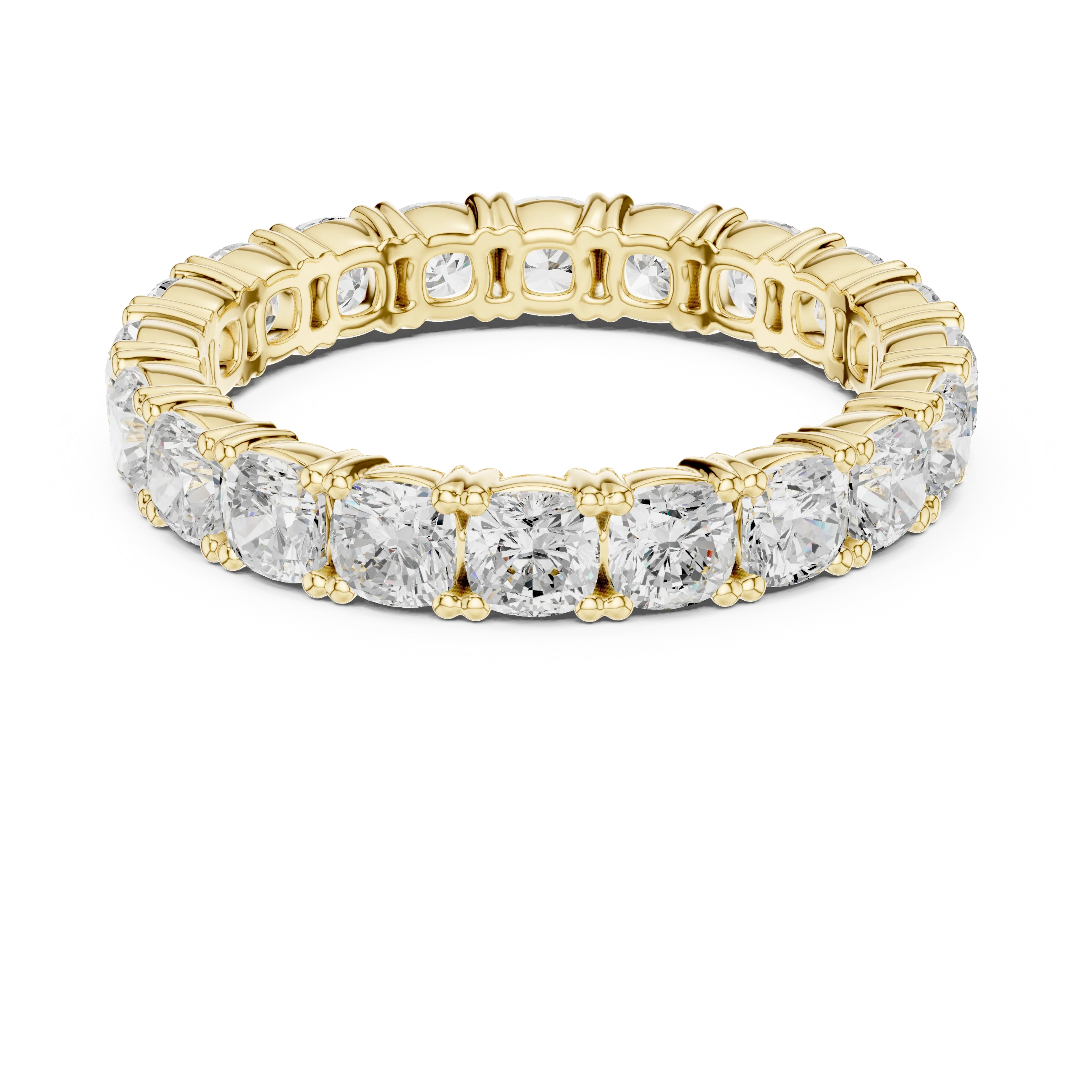 Cushion Diamond Full Eternity Band