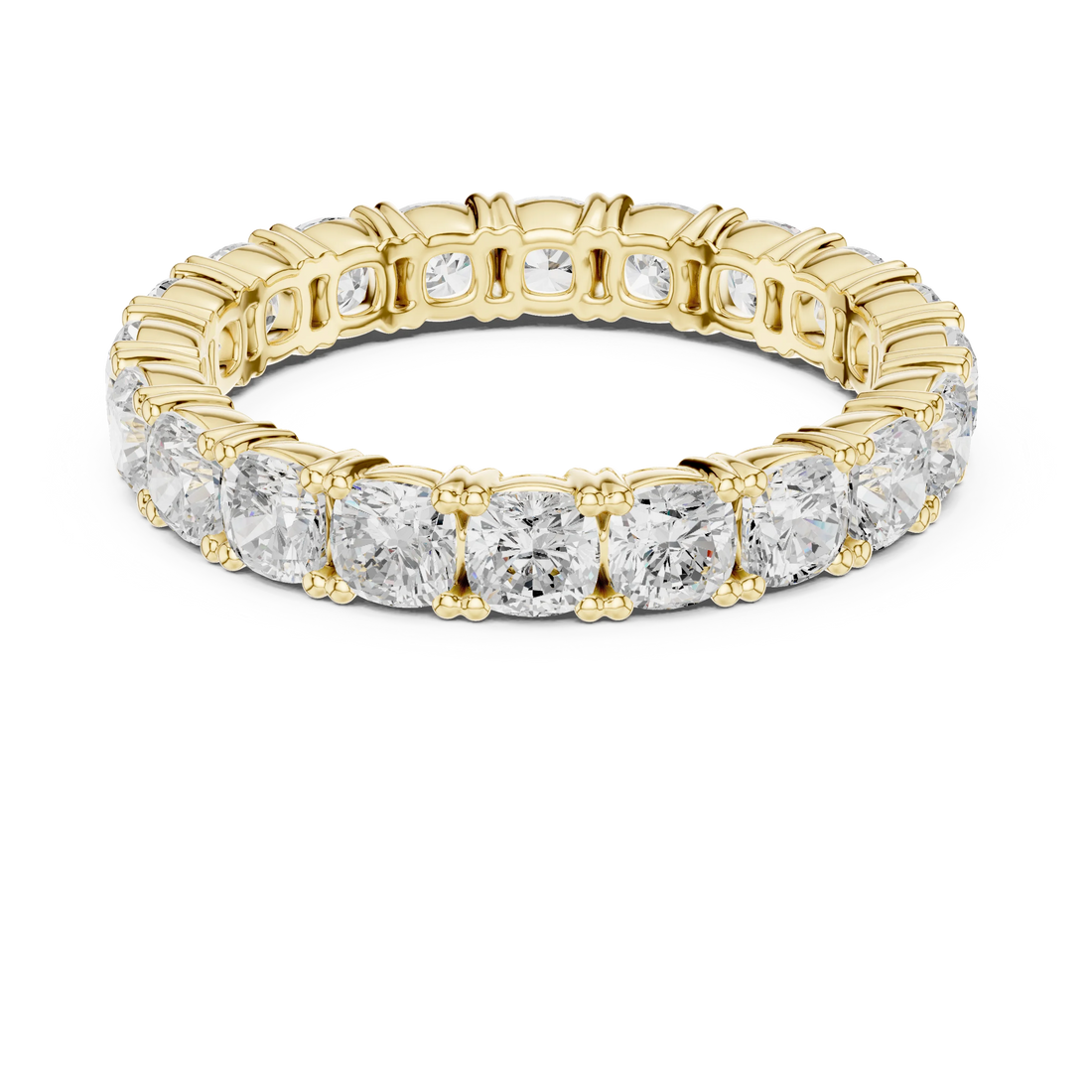 Cushion Diamond Full Eternity Band