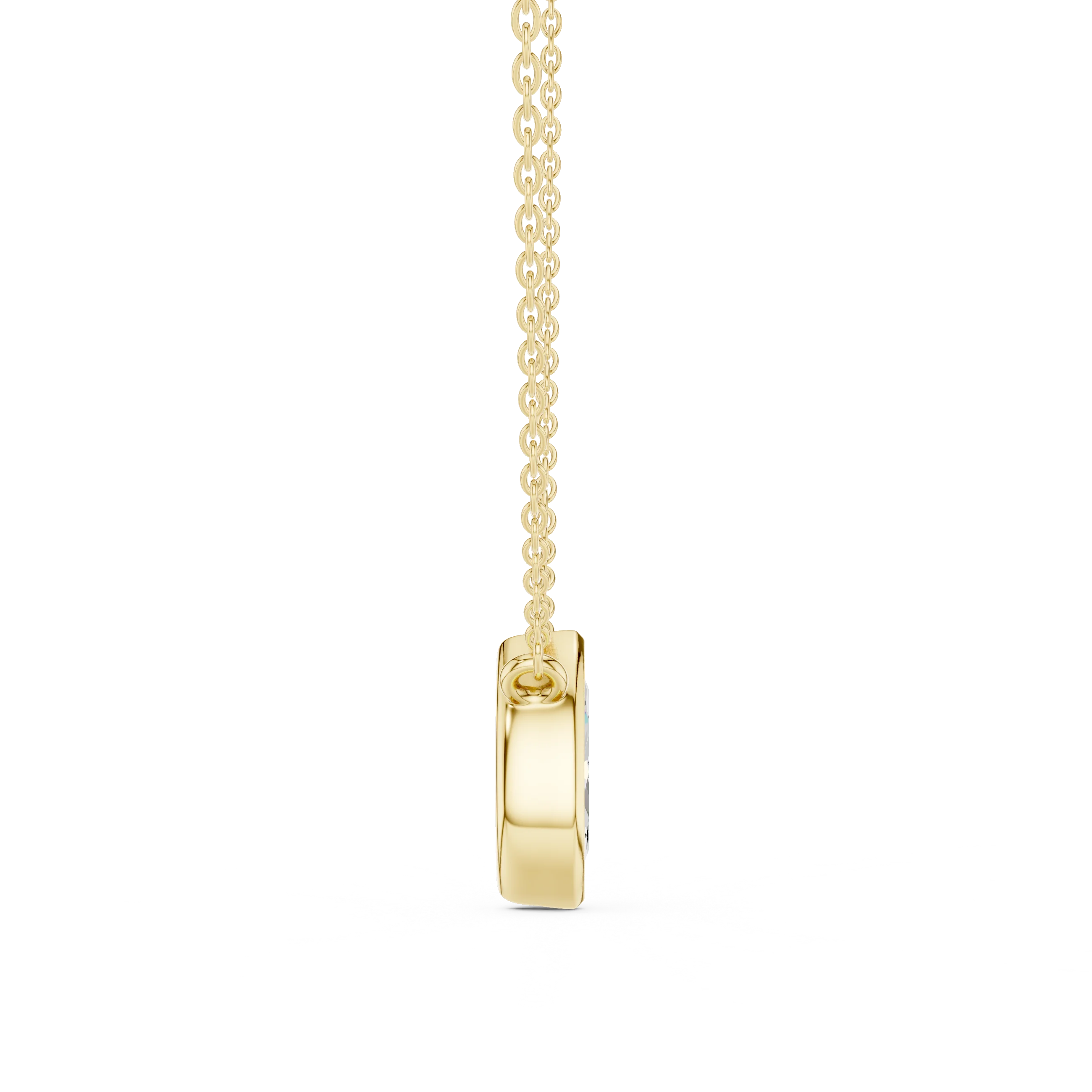 Marquisa Marquise Bezel Solitaire Diamond Pendant