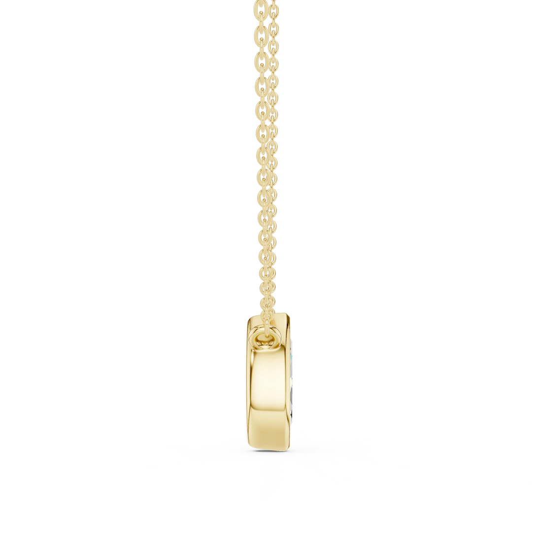 Marquisa Marquise Bezel Solitaire Diamond Pendant