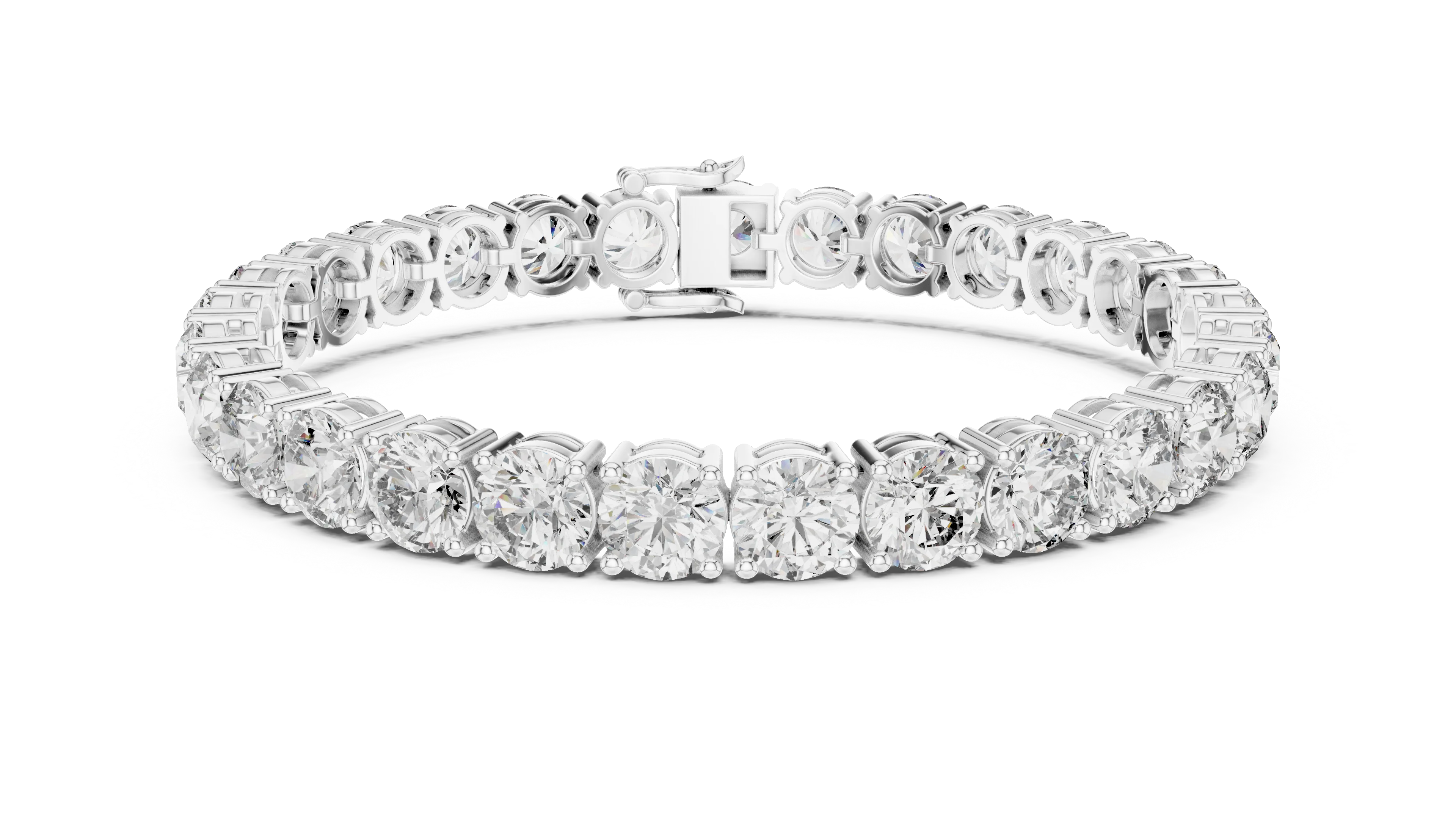 Radiant Eternity Diamond Tennis Bracelet