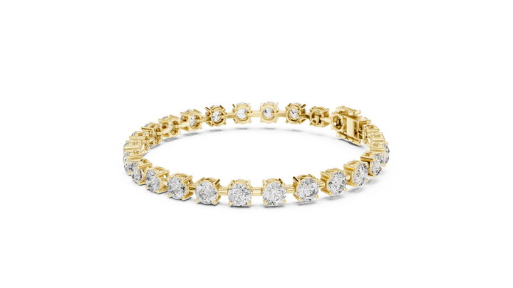 Royal Round Solitaire Line Diamond Bracelet