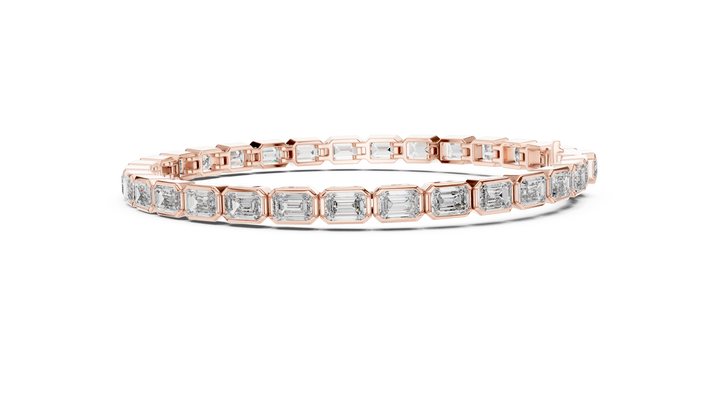 Imperial Emerald Line Diamond Bracelet