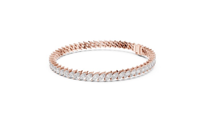 Marquise Radiance Tennis Diamond Bracelet