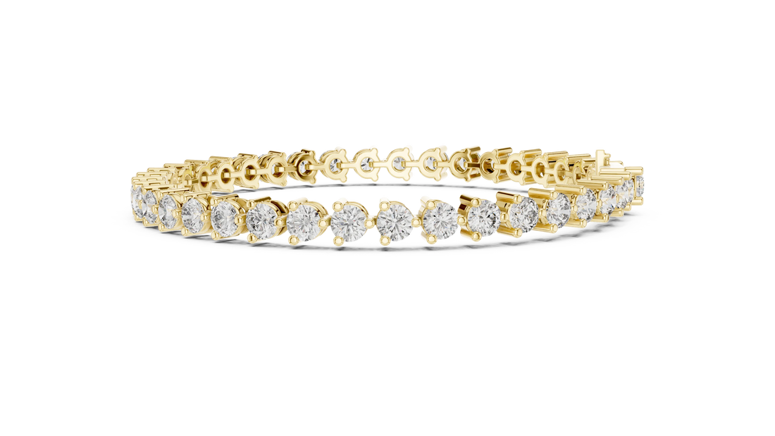 Prong Set Round Diamond Tennis Bracelet