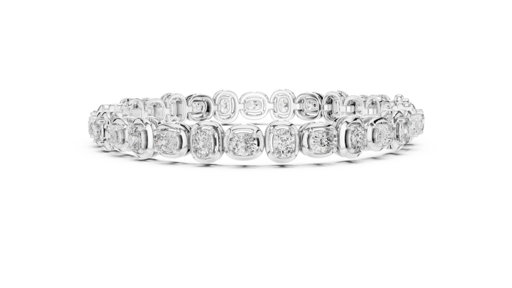 Bezel Set Diamond Tennis Bracelet