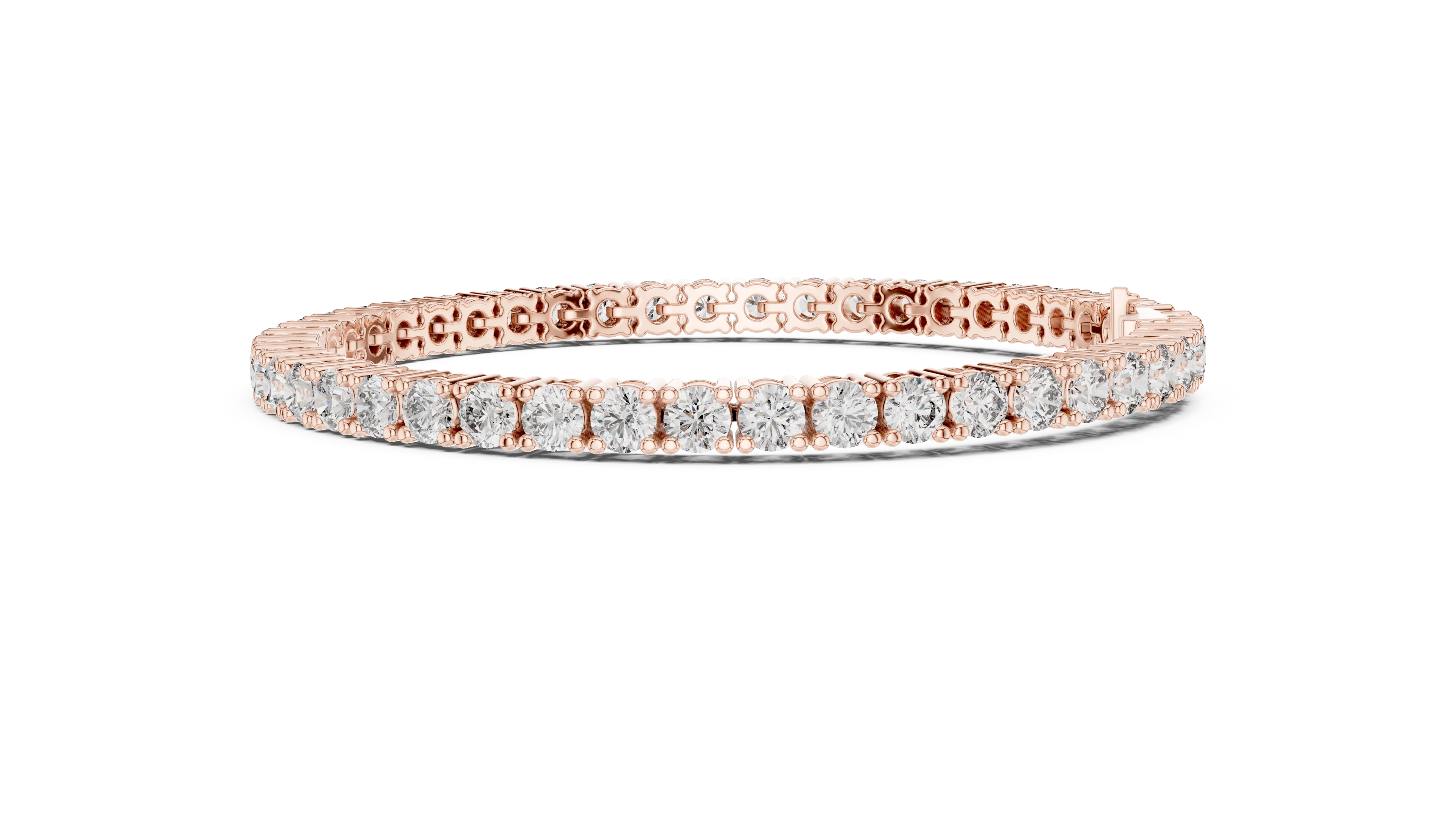 Round Cut Diamond Tennis Bracelet