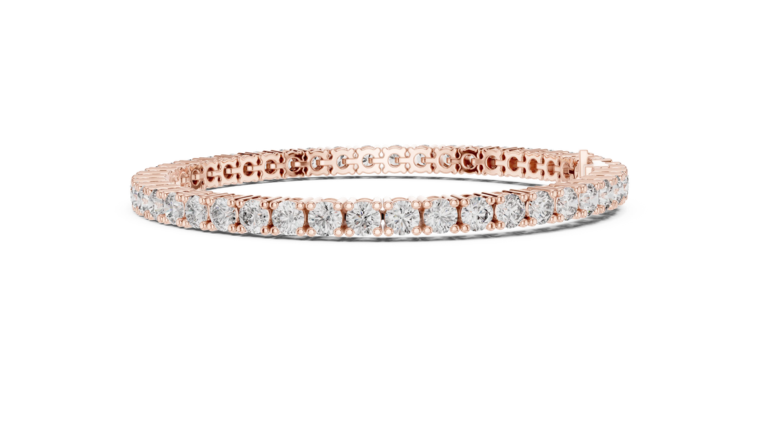 Round Cut Diamond Tennis Bracelet