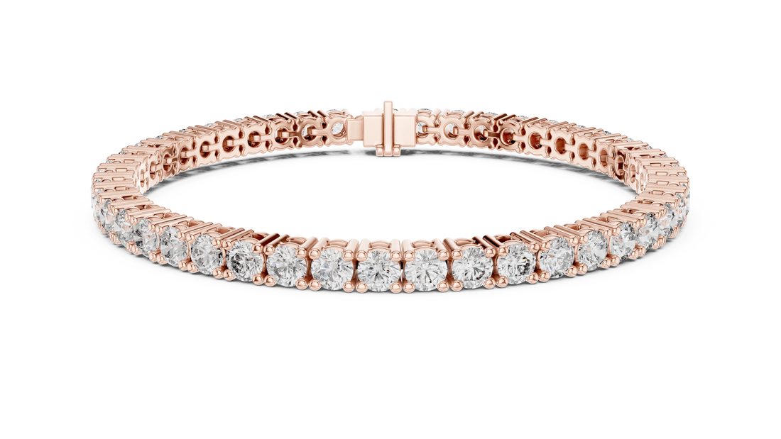 Round Cut Diamond Tennis Bracelet