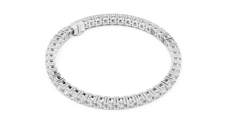 Round Cut Diamond Tennis Bracelet