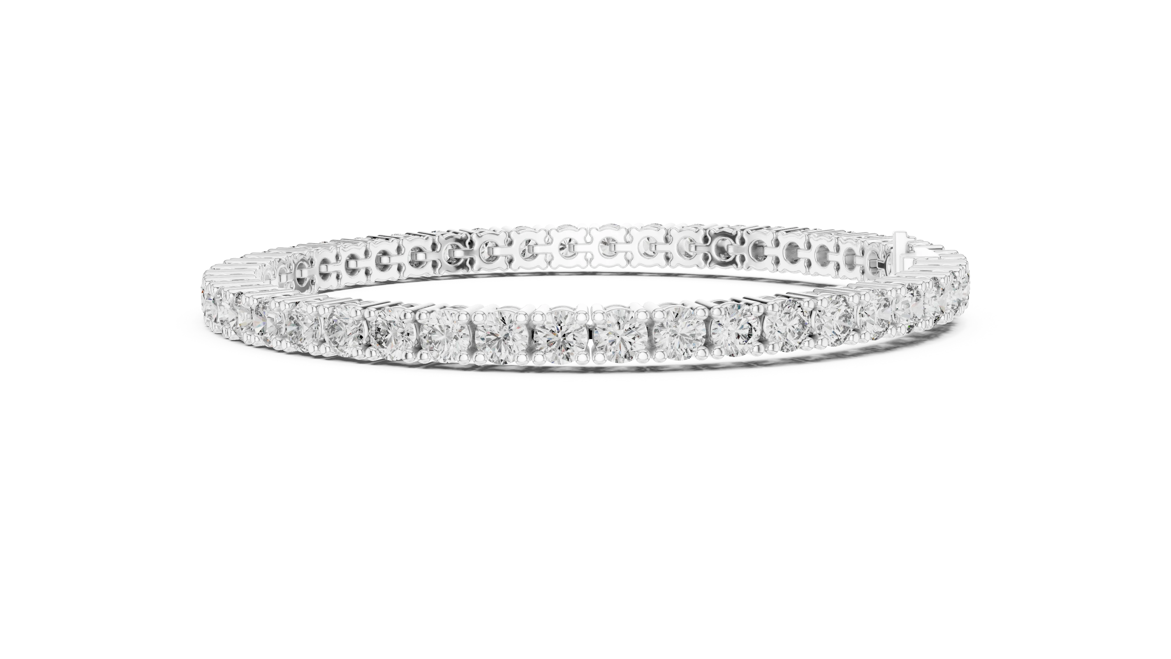 Round Cut Diamond Tennis Bracelet