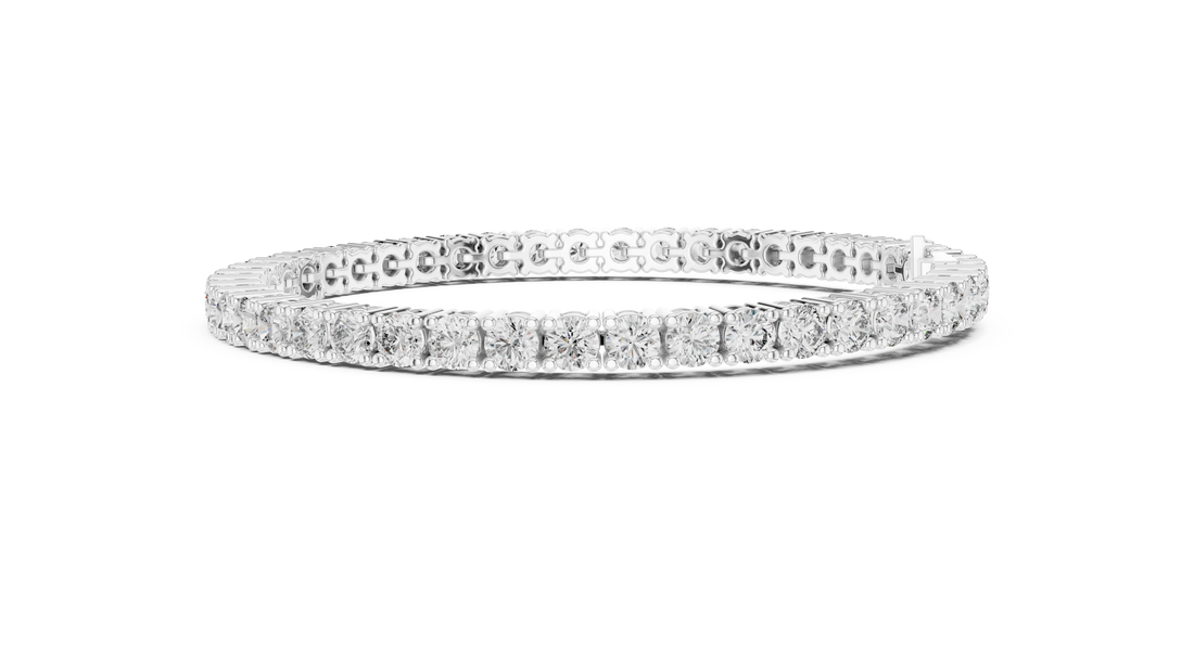 Round Cut Diamond Tennis Bracelet