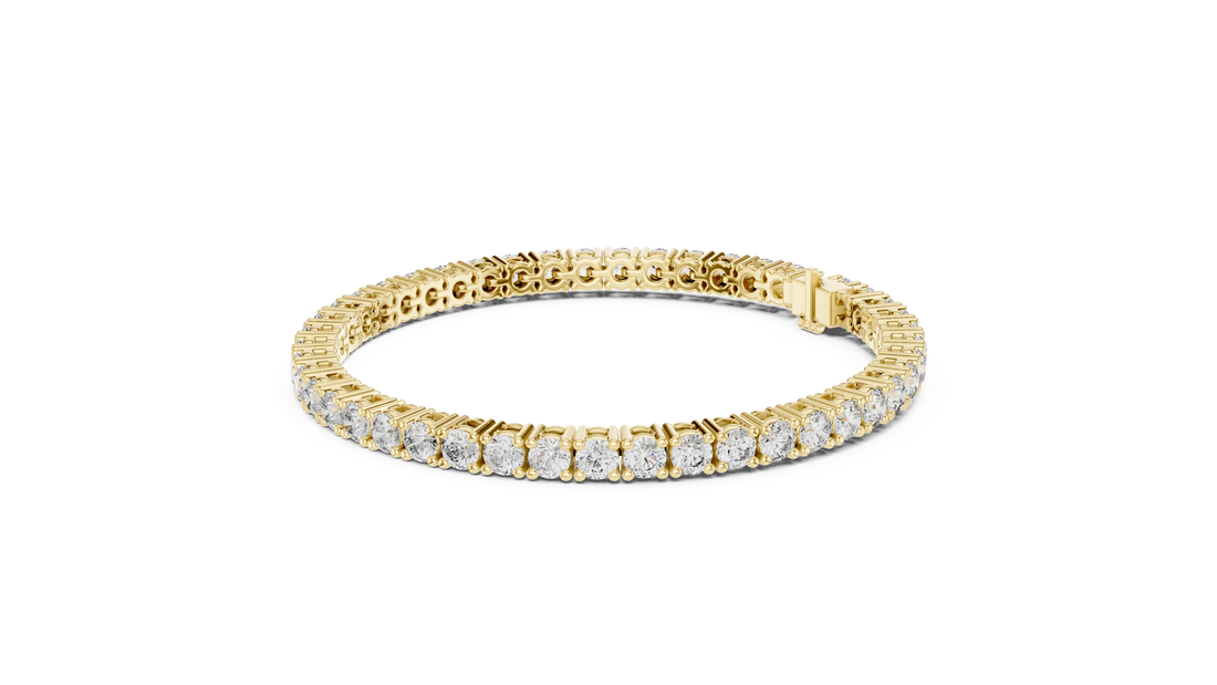 Round Cut Diamond Tennis Bracelet