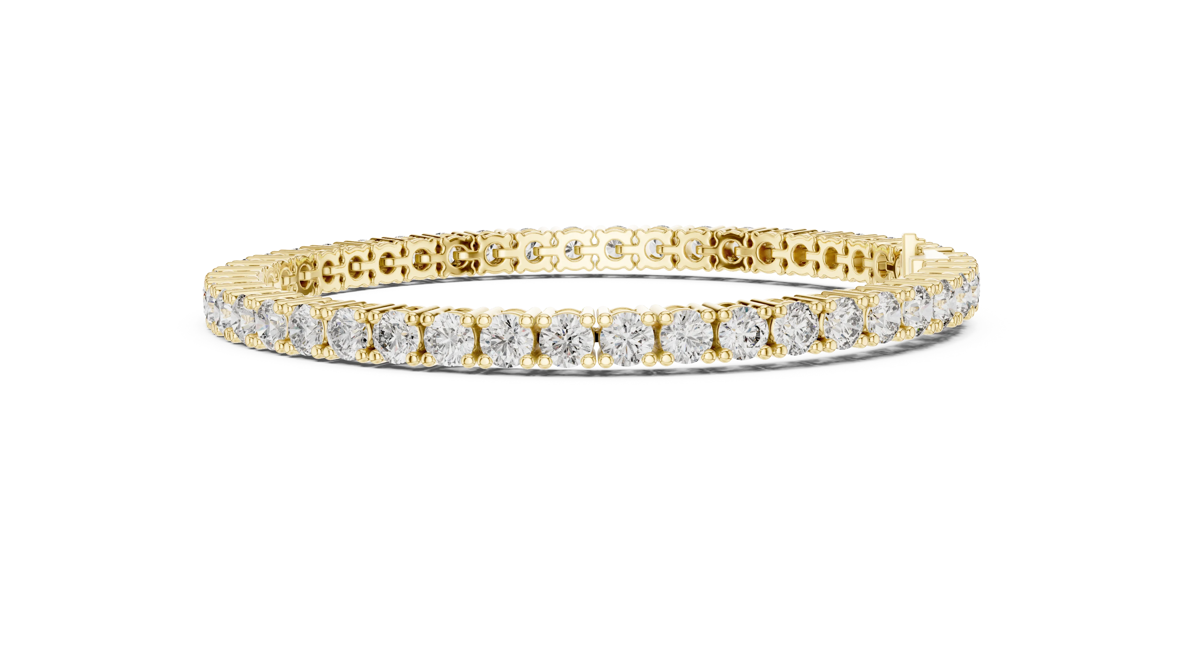 Round Cut Diamond Tennis Bracelet