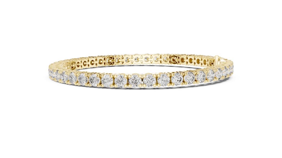 Round Cut Diamond Tennis Bracelet