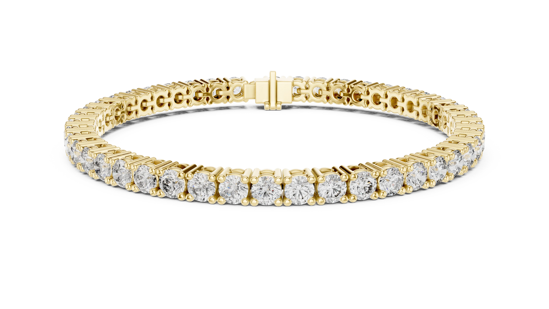 Round Cut Diamond Tennis Bracelet