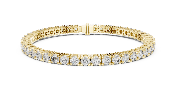 Round Cut Diamond Tennis Bracelet