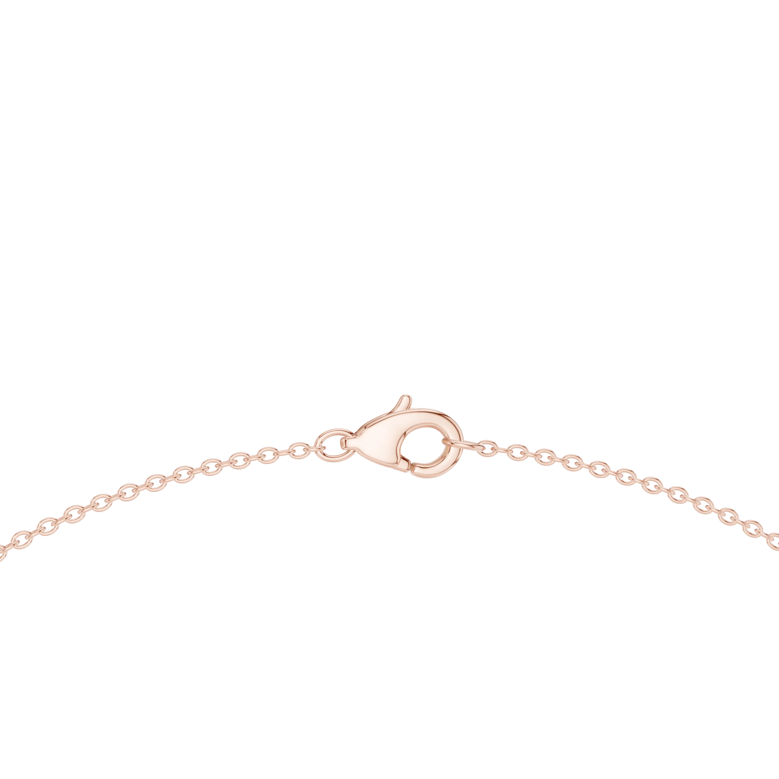 Oval Diamond Tennis Necklace
