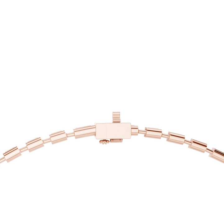 Emerald Diamond Tennis Necklace