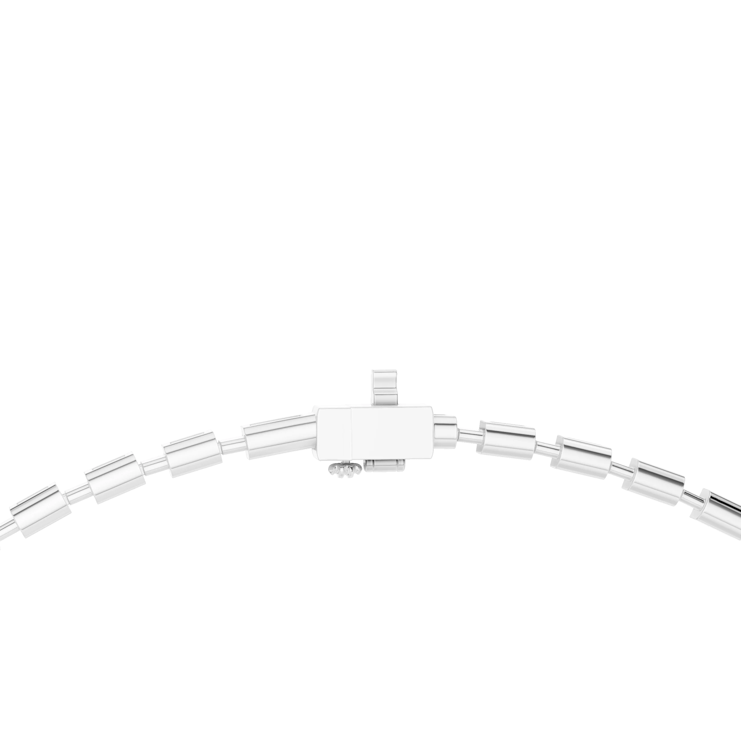 Emerald Diamond Tennis Necklace