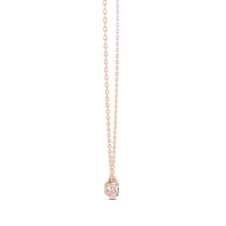 Pure Radiance Solitaire Diamond Pendant Necklace