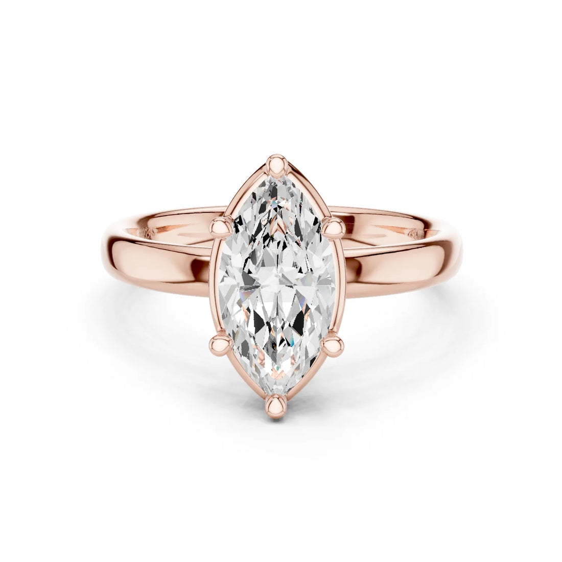 Marquise Diamond Solitaire Engagement Ring