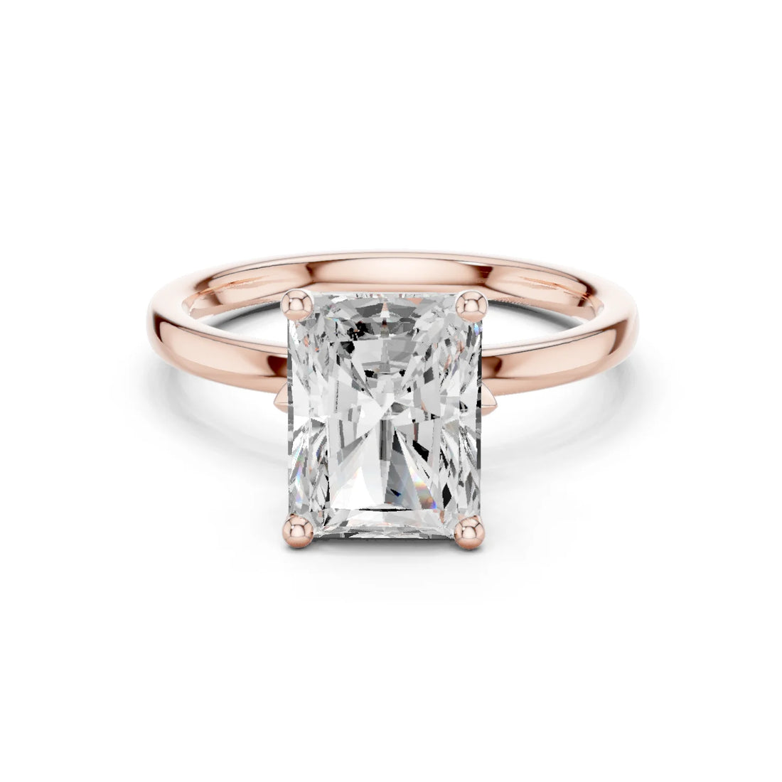 Radiant Cut Diamond Solitaire Engagement Ring