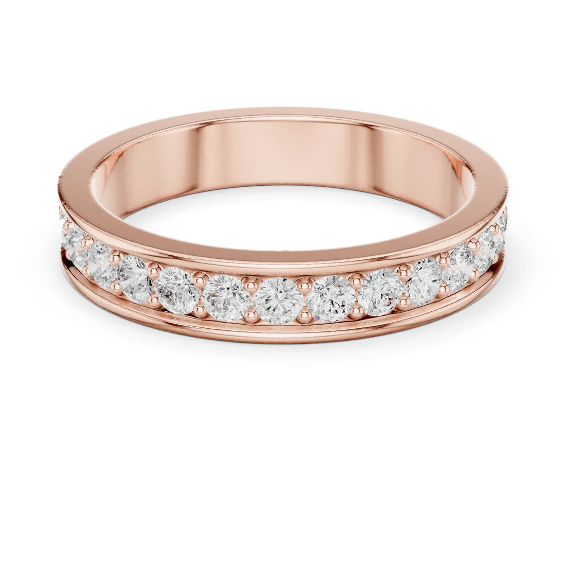 Round-Cut Diamond Full Eternity Band