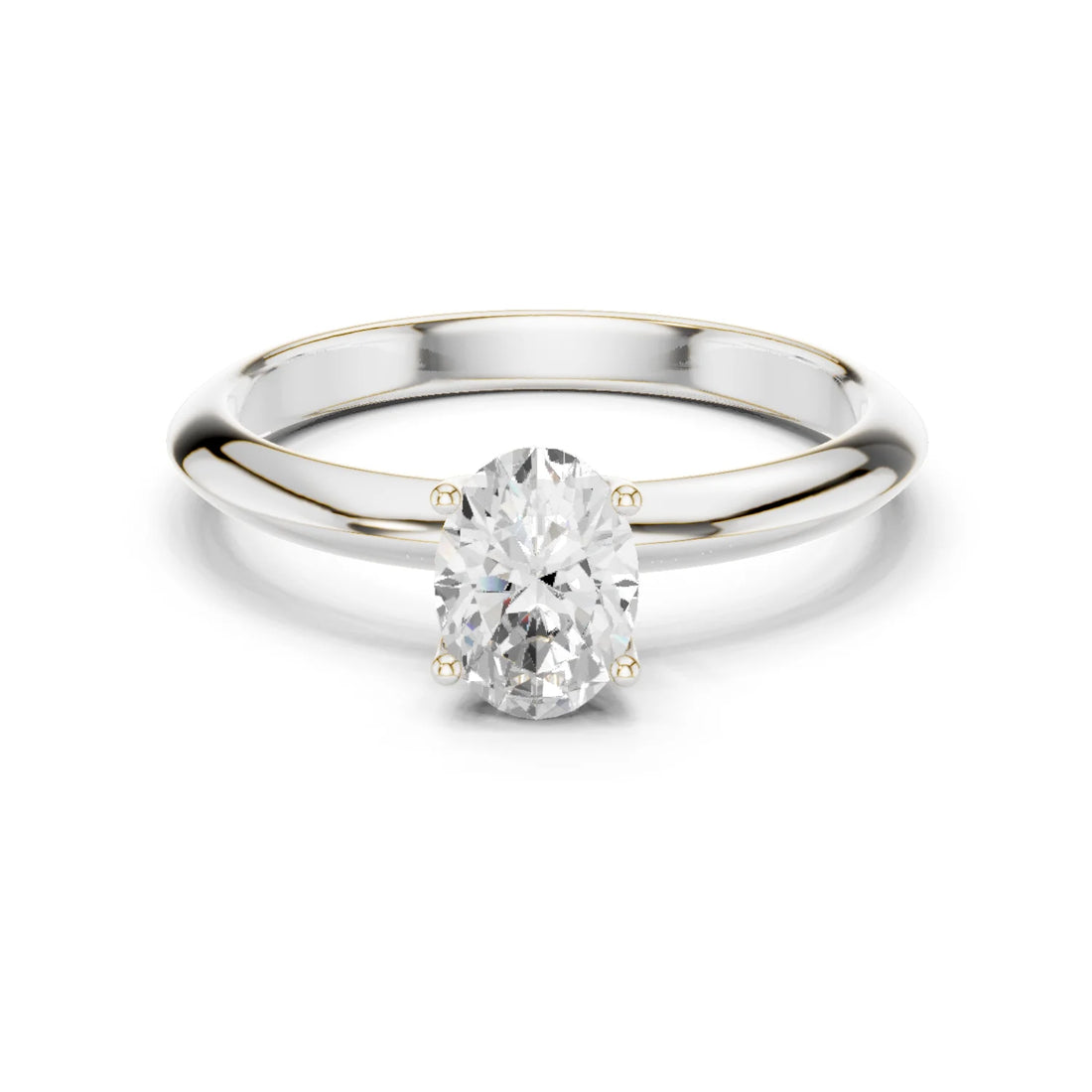 Oval Cut Diamond Solitaire Engagement Ring