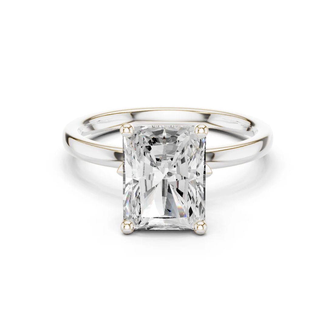 Radiant Cut Diamond Solitaire Engagement Ring