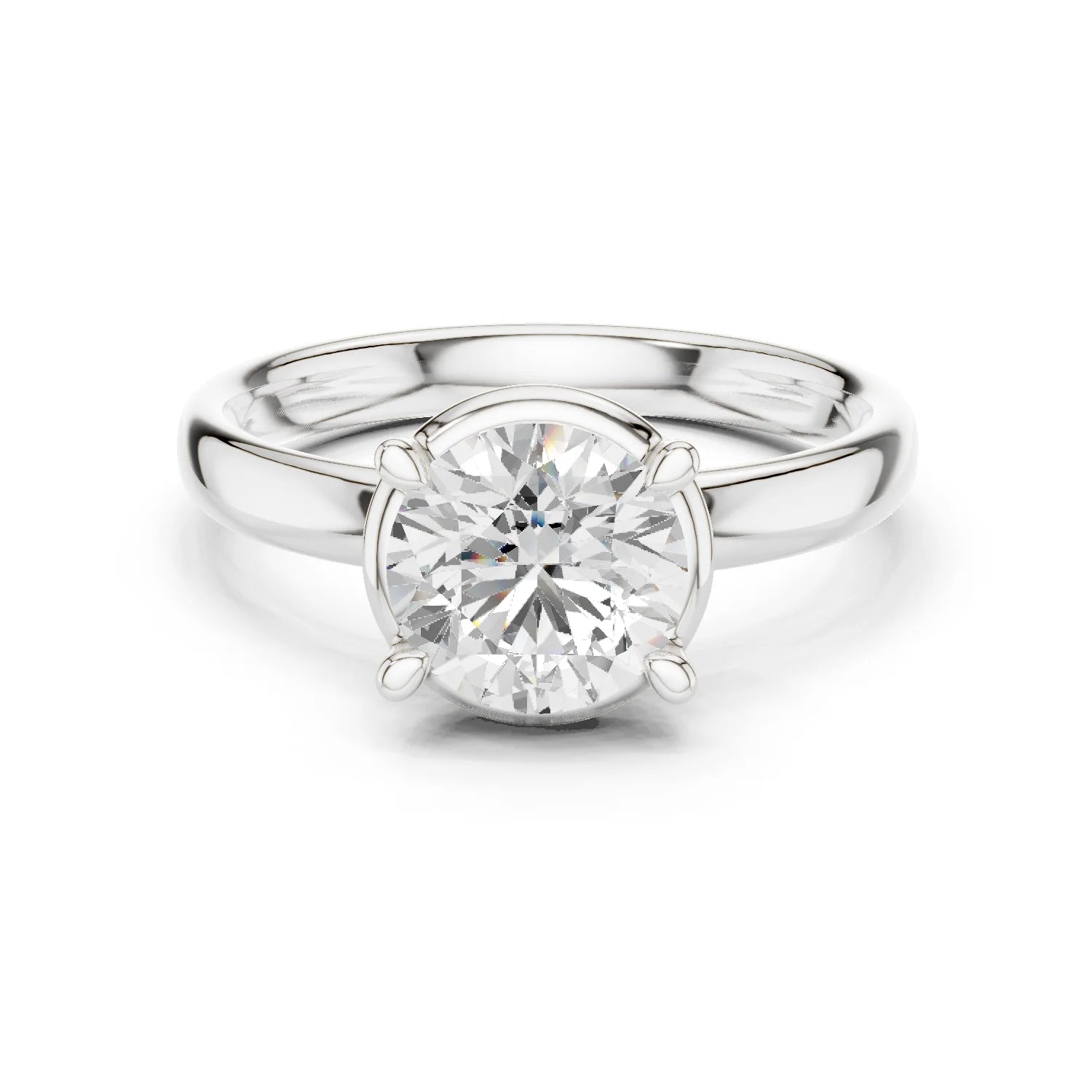 Round Diamond Solitaire Engagement Ring