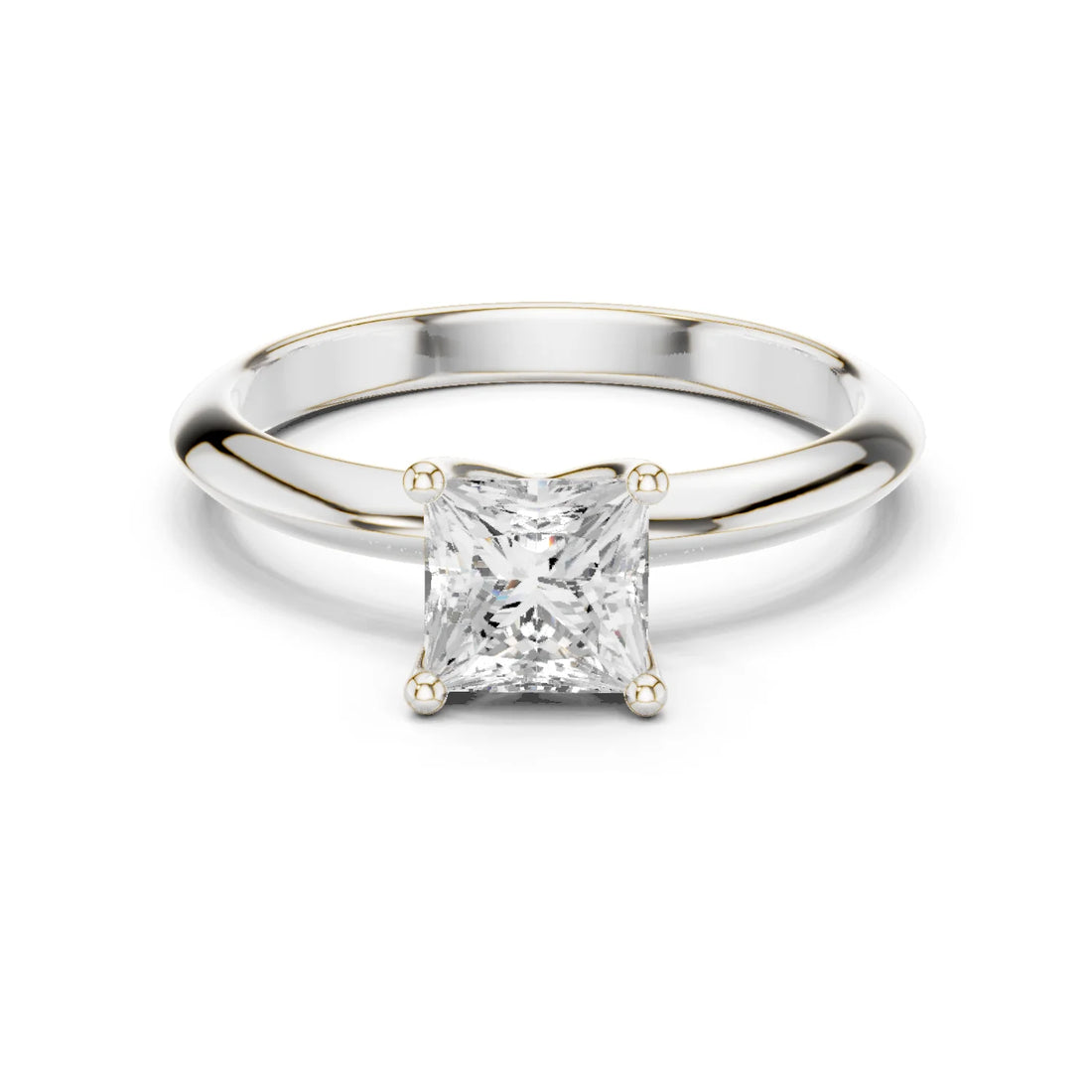Princess Cut Diamond Solitaire Engagement Ring