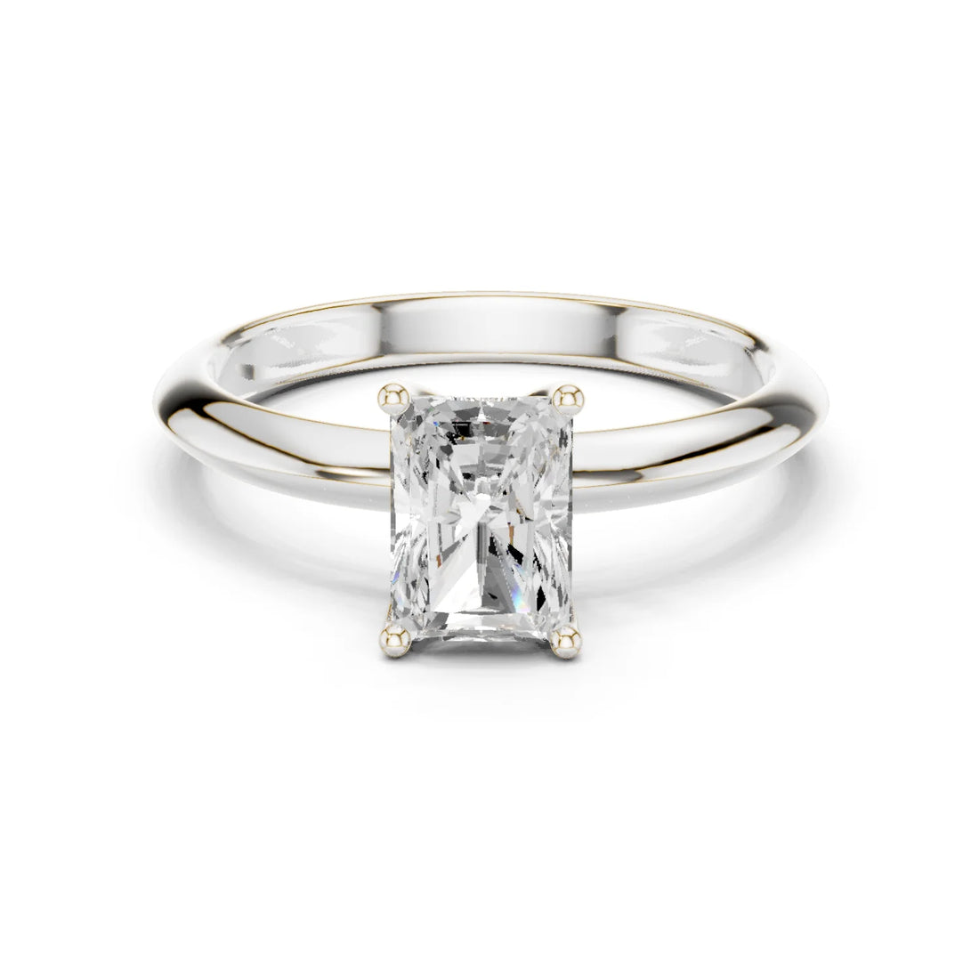 Radiant Cut Diamond Solitaire Engagement Ring