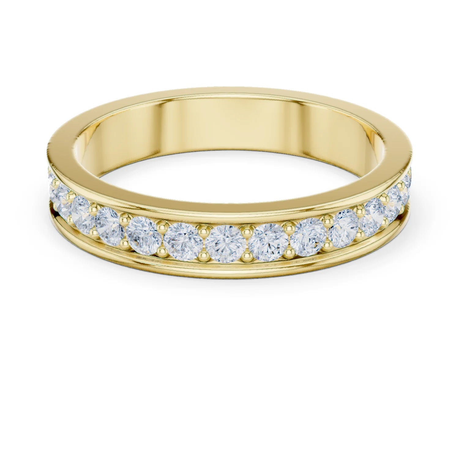 Round-Cut Diamond Full Eternity Band